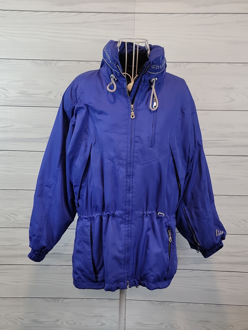 Black Bear Vintage Ski Jacket - Royal Blue Womens Size 10